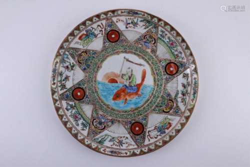 Qing Export Porcelain Plate