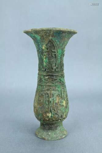 Shang Dyansty Bronze Drinking Cup