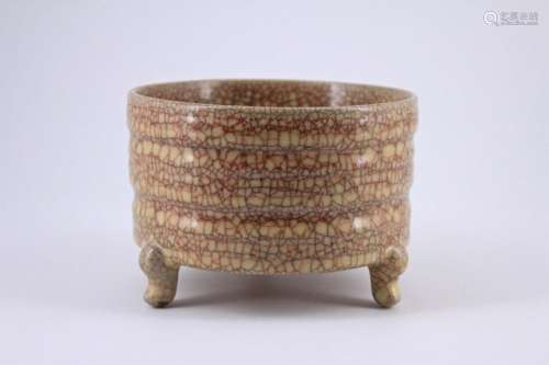 Song Ge Yao Porcelain Brush Pot