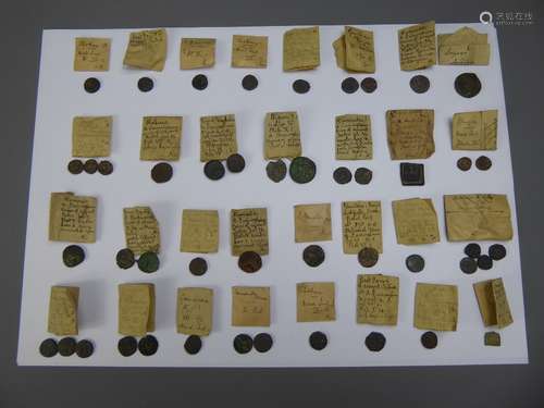 A Large Collection of Ancient and Rare North Indian Punchmarked Coins and Karshapana from various Dynastic periods