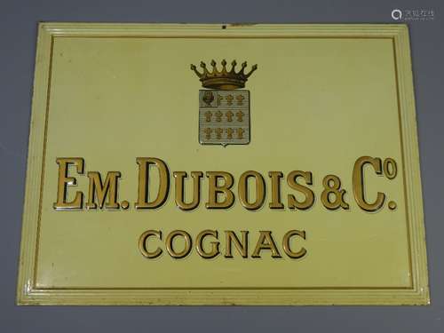 An Enamel Vintage Sign of Em. Dubois & Co.