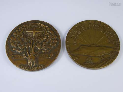 Bronze Commemorative Banking Medallions