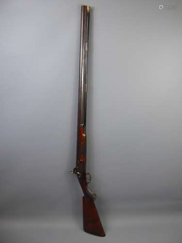 J. Portlock, Birmingham Single Barrel 10 Bore Percussion Sporting Gun