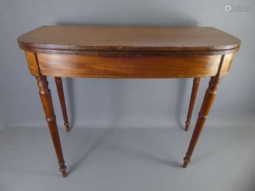 A Mahogany Card Table