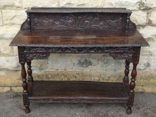 A 19th Century Carved Oak Buffet