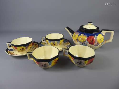 Royal Doulton Pansy Pattern Tea Pot