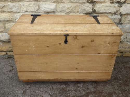 A Large Vintage Pine Chest