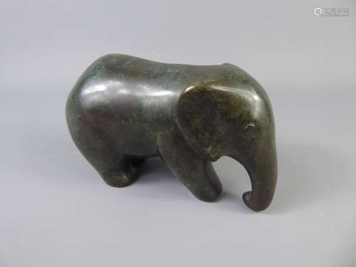 A Bronze Ornament of an Elephant