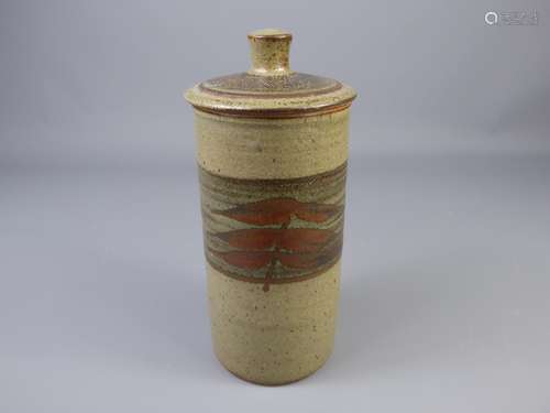 David Winkley (1939- ) Cylindrical Pillar Vase