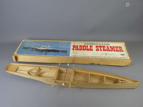 An Edwardian Ply-wood Kit Paddle Steamer