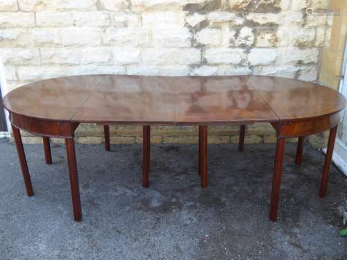 A Mahogany Circular Dining Room Table