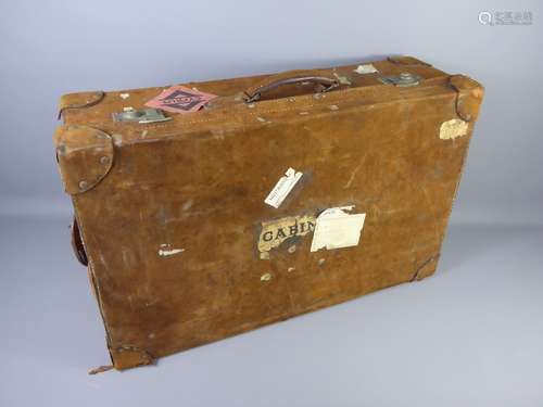 A Vintage Leather Suitcase