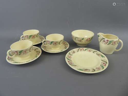 A Part Susie Cooper 'Endon' Tea Set