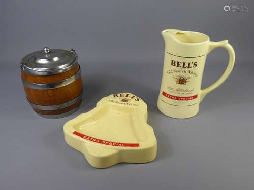 A Wade Bells Old Scotch Whisky Ashtray and Water Jug