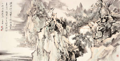 陈玉圃（b.1946） 山水 镜片 纸本