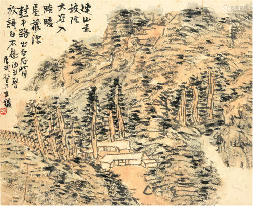 王镛（b.1948） 山水 立轴 纸本