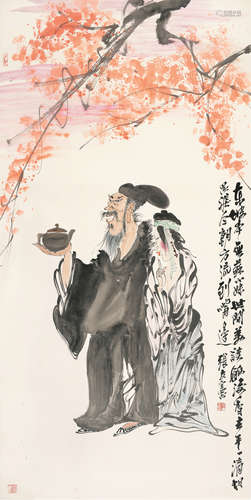 张友宪（b.1954） 苏东坡 立轴 纸本