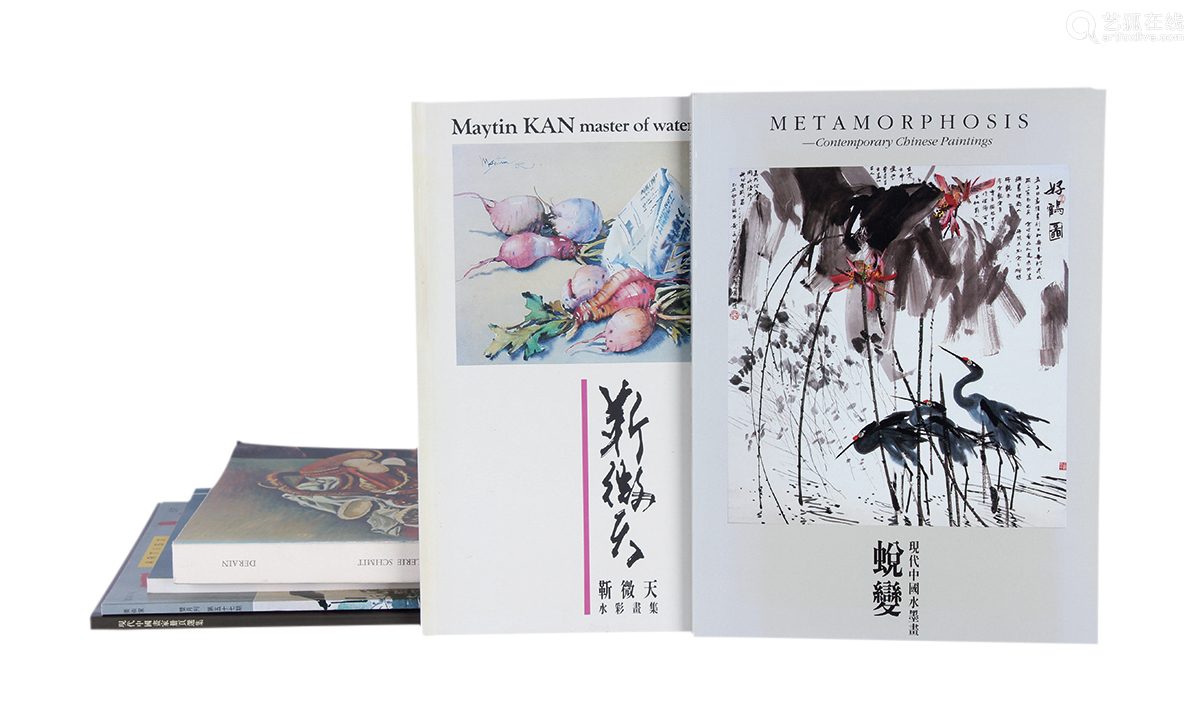 1990年 蜕变 现代中国水墨画 联斋古玩号出版 1990年 现代中国画家册页选集 集古斋有限公司出版等 一组六本 Deal Price Picture 1990年 蜕变 现代中国水墨画 联斋古玩号出版 1990年 现代中国画家册页选集 集古斋有限公司出版等 一组六本 Deal Price Picture