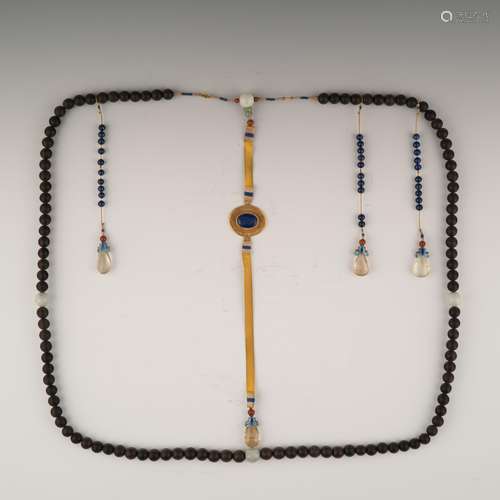 QING FRAGRANT CHENXIANG CHAOZHU COURT NECKLACE