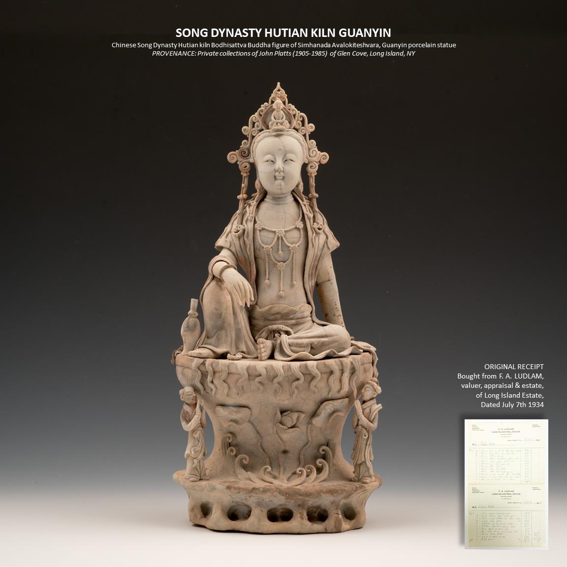 SONG DYNASTY HUTIAN KILN GUANYIN－【Deal Price Picture】