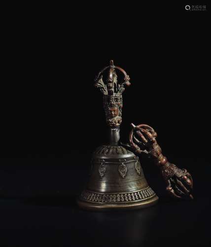 17世纪 铜金刚铃、金刚杵