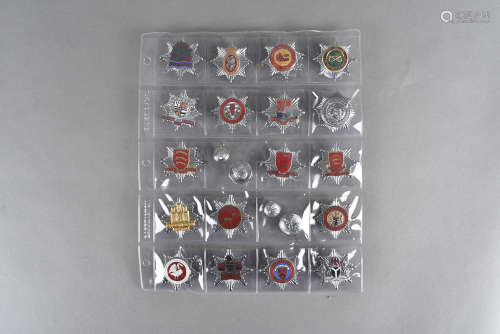 An assortment of Fire Brigade cap badges, to include Lanarkshire, Bedfordshire, Bristol, Warwick