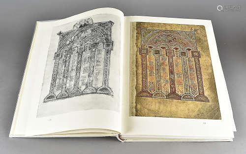 A limited edition book of Kells, Evangeliorum Quattuor Codex Cenannensis in three large folio.