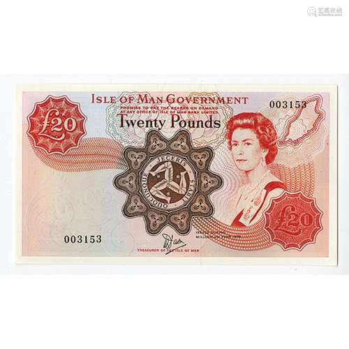 Isle of Man Government, 1979, £20