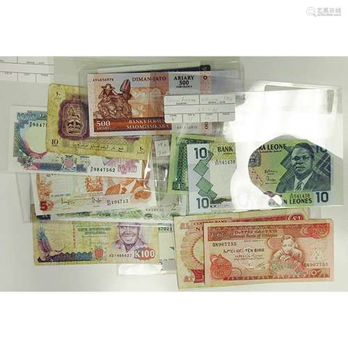 Assorted African Issuers. 1971-2004. Group of 27 Issued Notes.