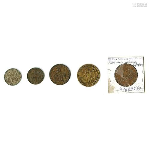 Venice: Revolutionary Issues, 1848-1849, Quintet of Coins