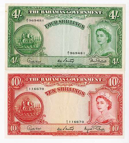 Bahamas Government, 1953, Issued Pair