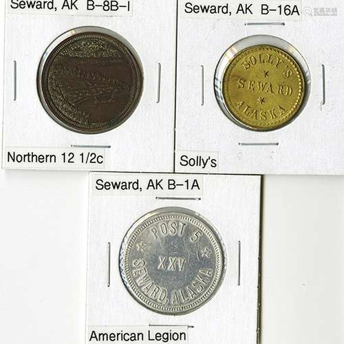 Seward, Trio of Trade Tokens