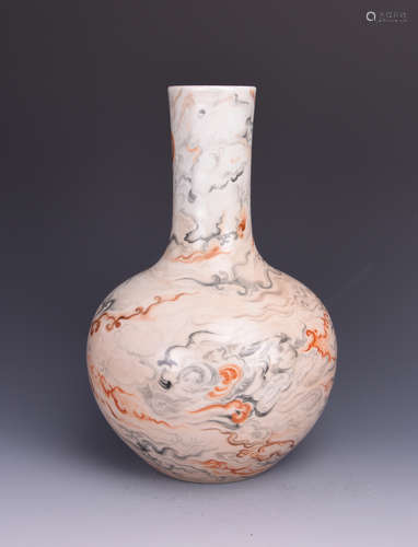 Chinese porcelain vase, Qianlong mark.