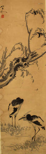 Chinese scroll. Ba Da Shan Ren.