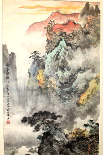 Chinese water color painting.