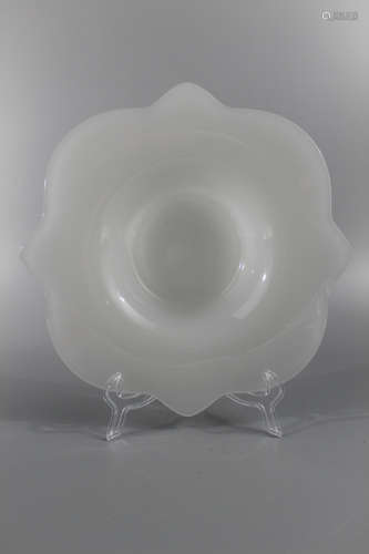 Peking glass dish.
