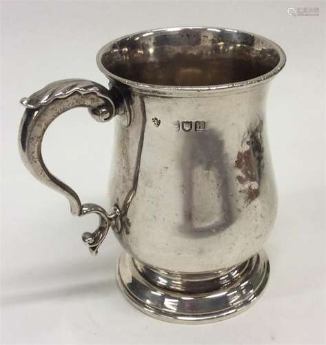 A good Georgian-style silver half pint mug. London