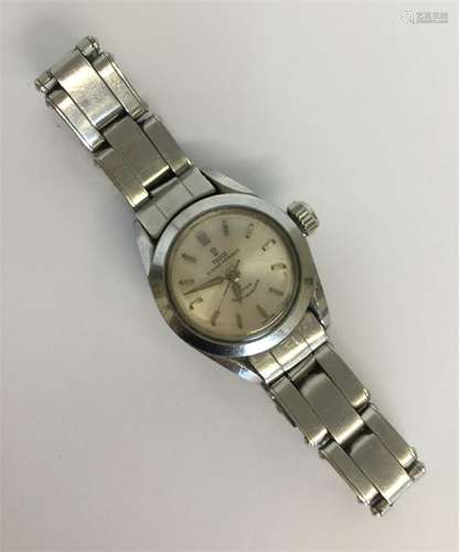 TUDOR: A gent's stainless steel wristwatch with si