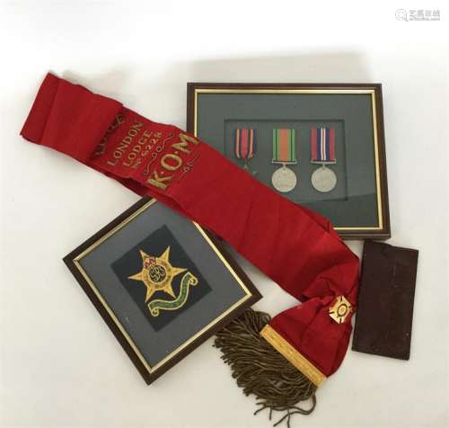 A 1939 Defence medal together with a Burma Star di
