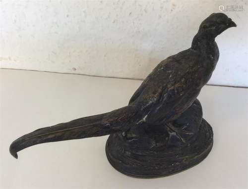 A good paperweight in the form of a cock pheasant