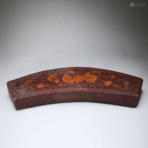 CHINESE LACQUER WOOD COVER BOX