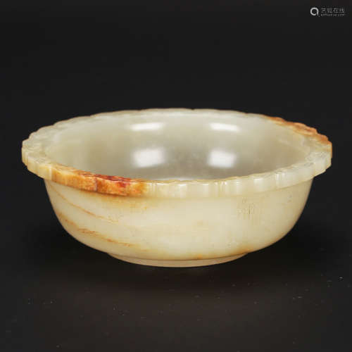 CHINESE JADE CARVED BOWL