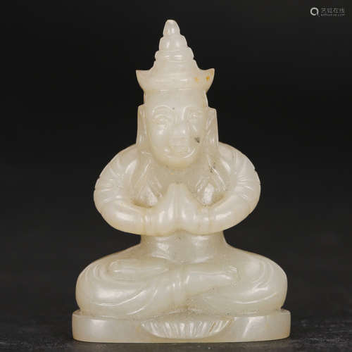 CHINESE JADE CARVED FIGURINE