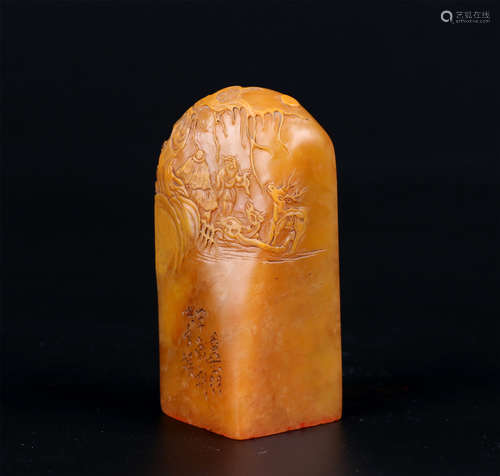 CHINESE TIANHUANG STONE BEAST SEAL