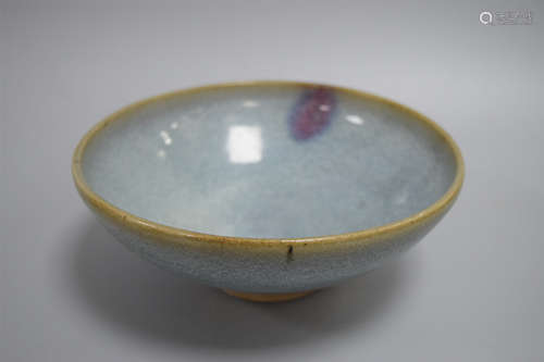 CHINESE PORCELAIN JUNYAO KILN BOWL JIN DYNASTY