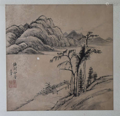 CHINESE ALBUM PAINTING OF LAKEVIEWS