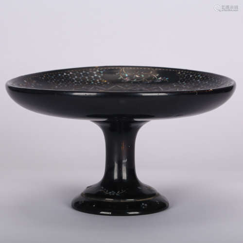 CHINESE LACQUER WOOD TABLE TRAY