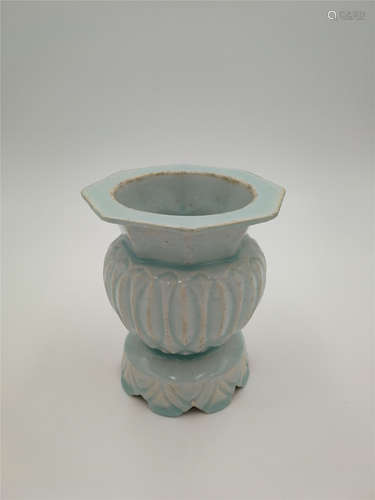 China, Celadon Glazed Censor