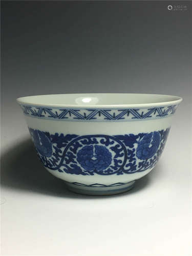 China,Qing Style,Blue and White Bowl