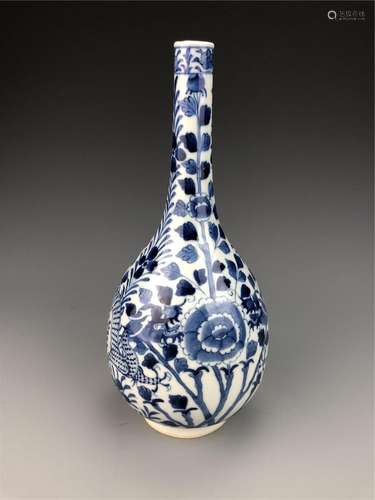 China, Blue And White Vase